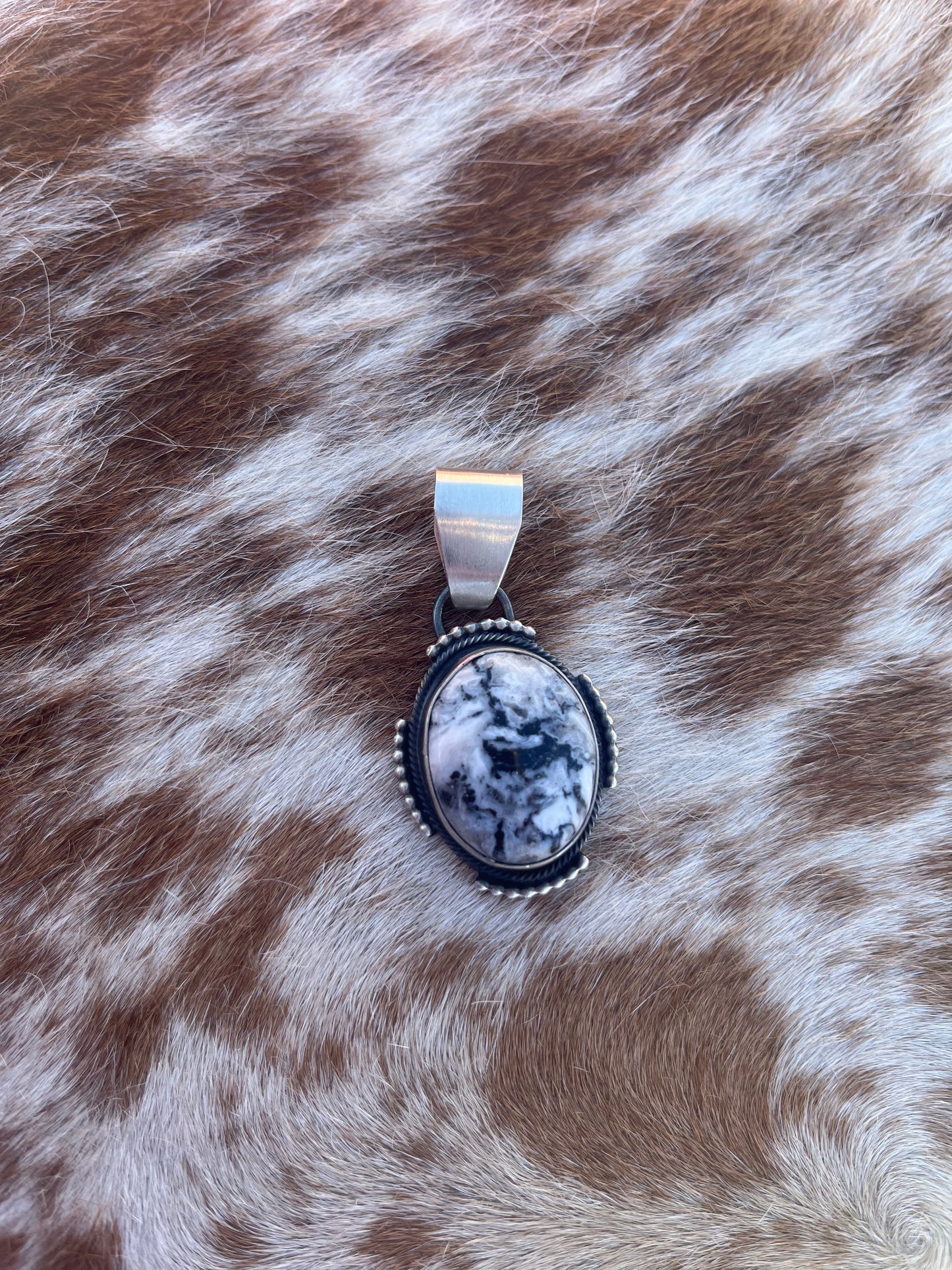 White Buffalo Pendant