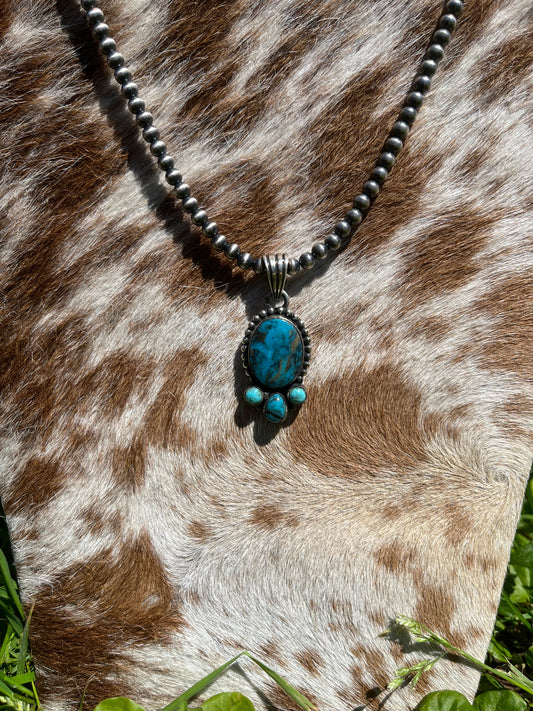 Kingman Turquoise Pendant