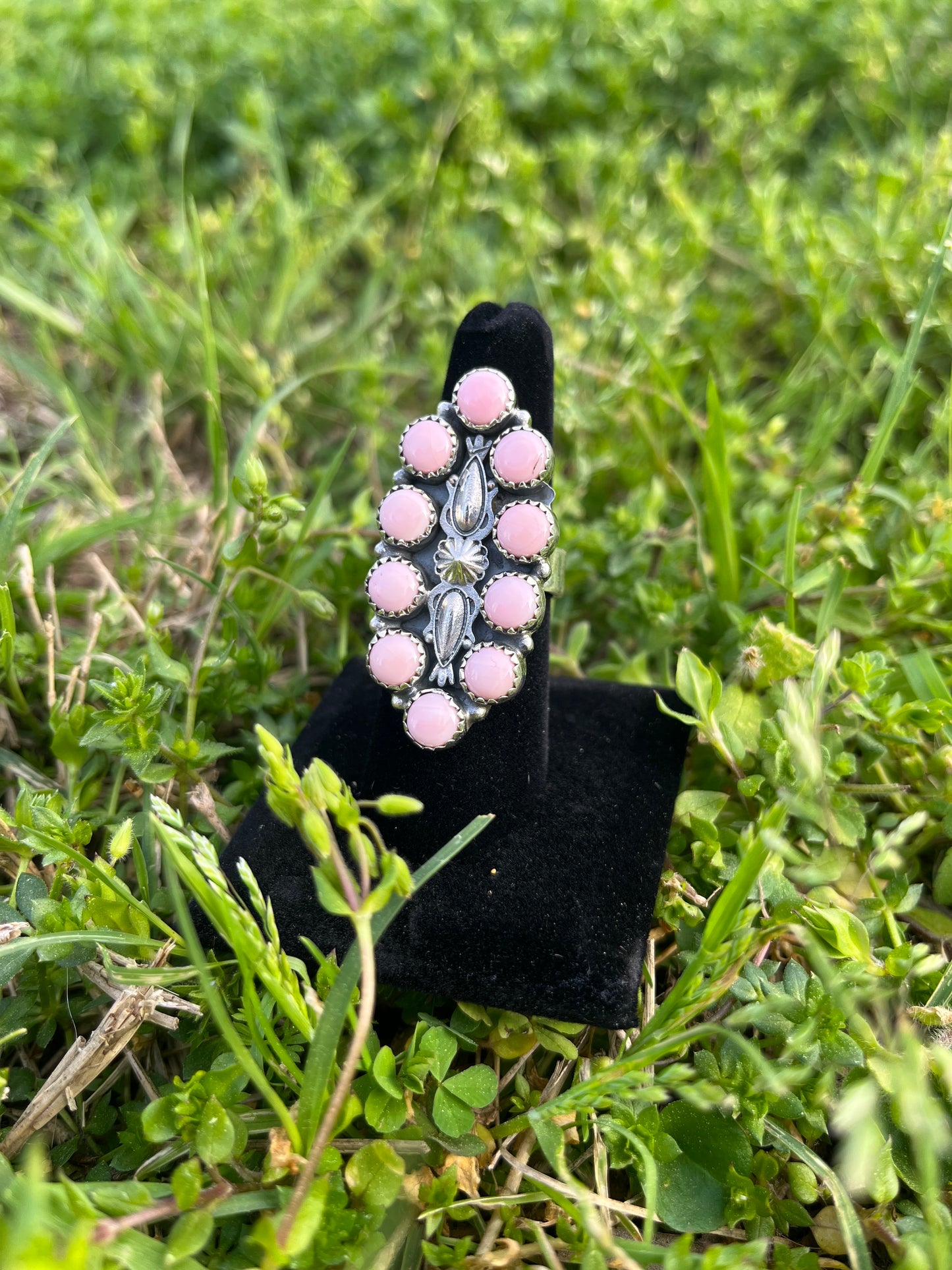 Adjustable Pink Conch Ring