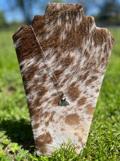 White buffalo Armadillo Necklace