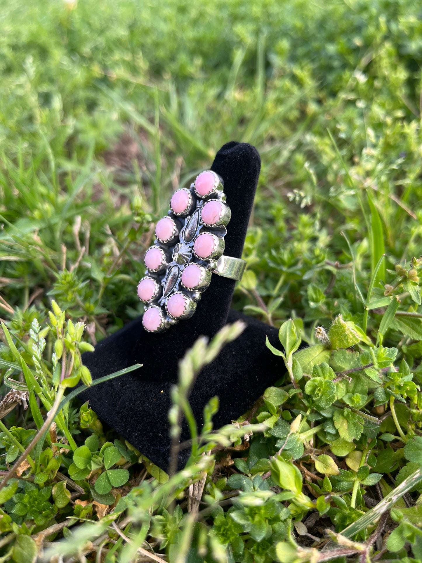 Adjustable Pink Conch Ring