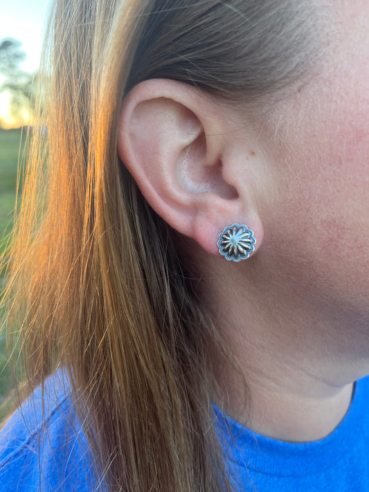 Small Concho Earrings